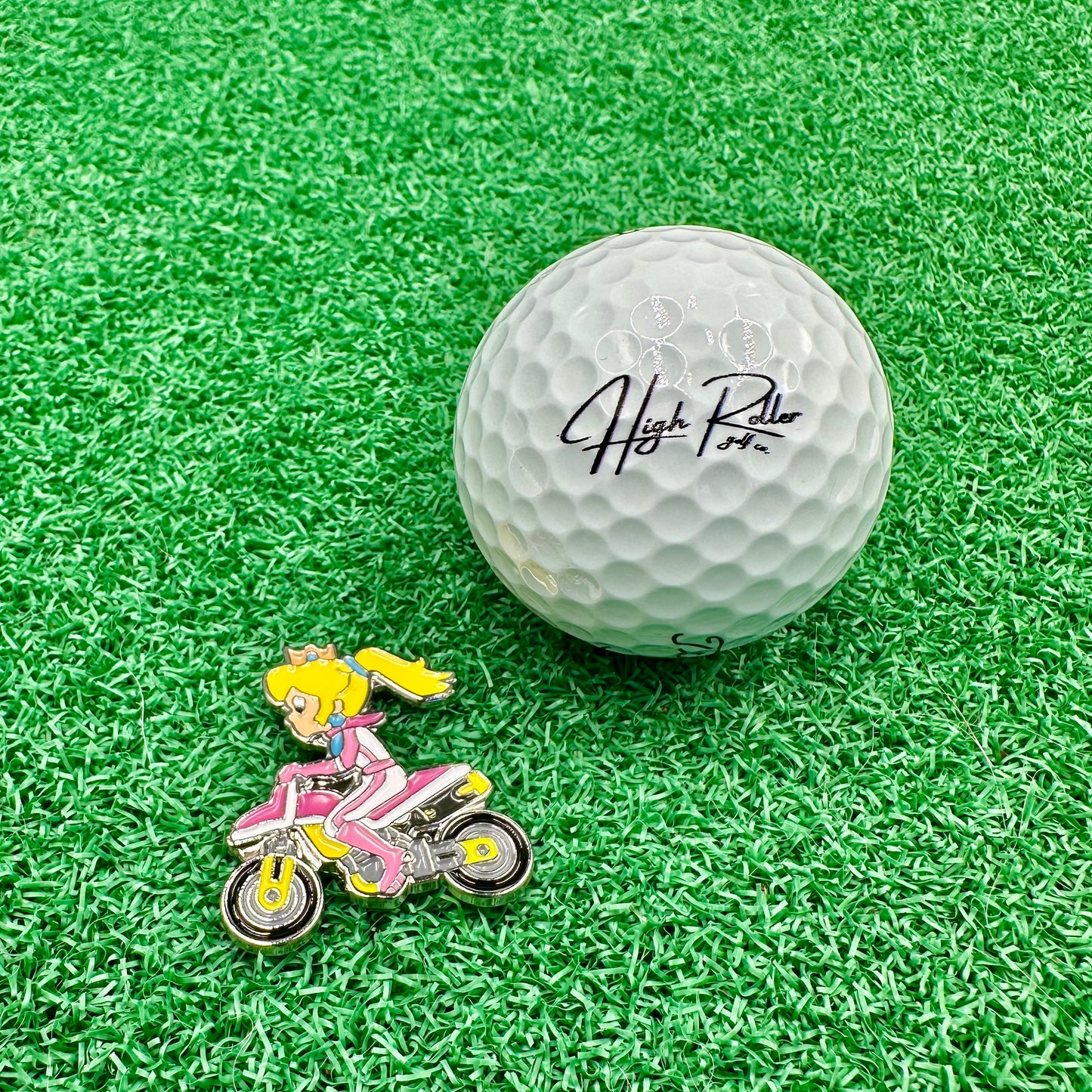 Princess Peach Ball Marker